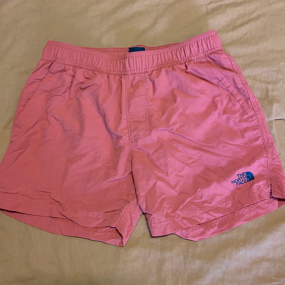 Mens salmon North Face shorts